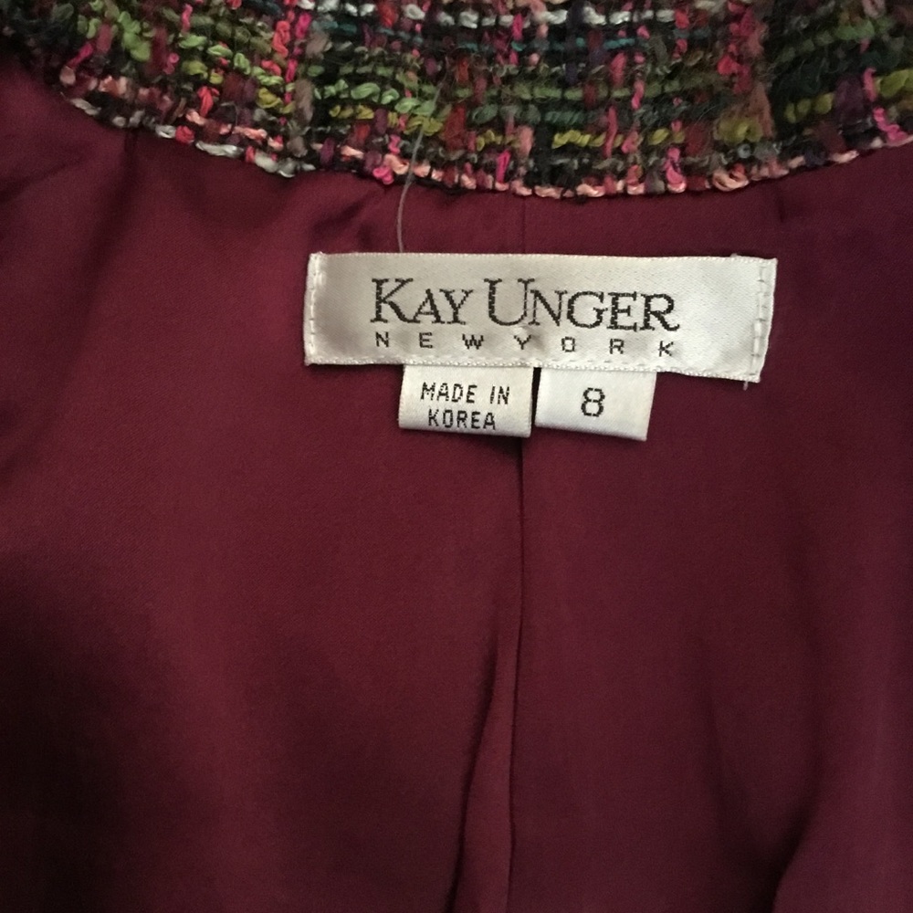 Kay Unger New York tweed blazer - Picture 7 of 8